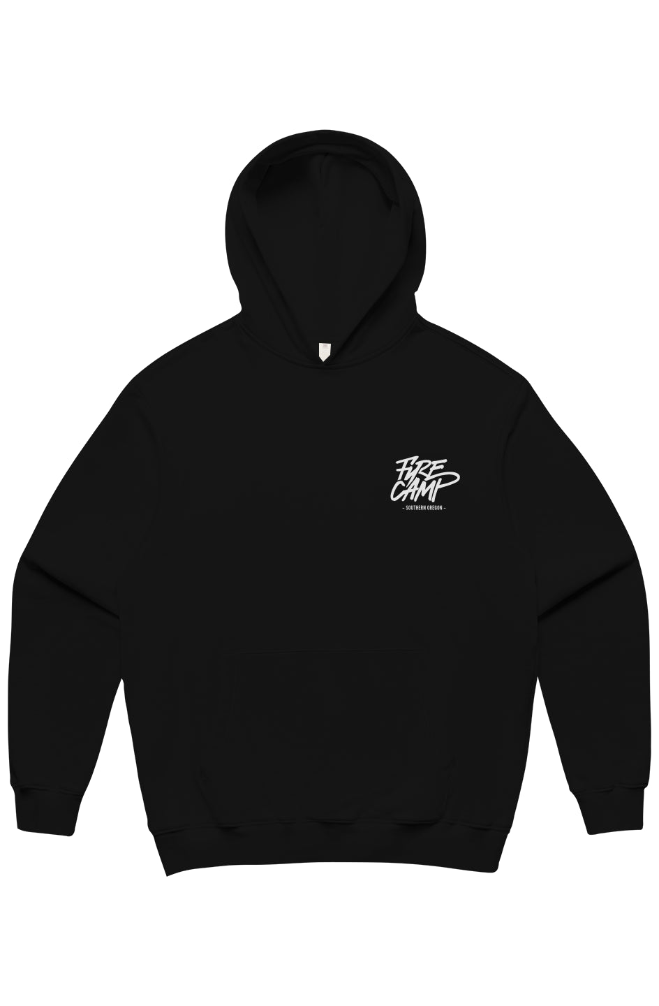 “Fire Camp” Made Hood (Black)