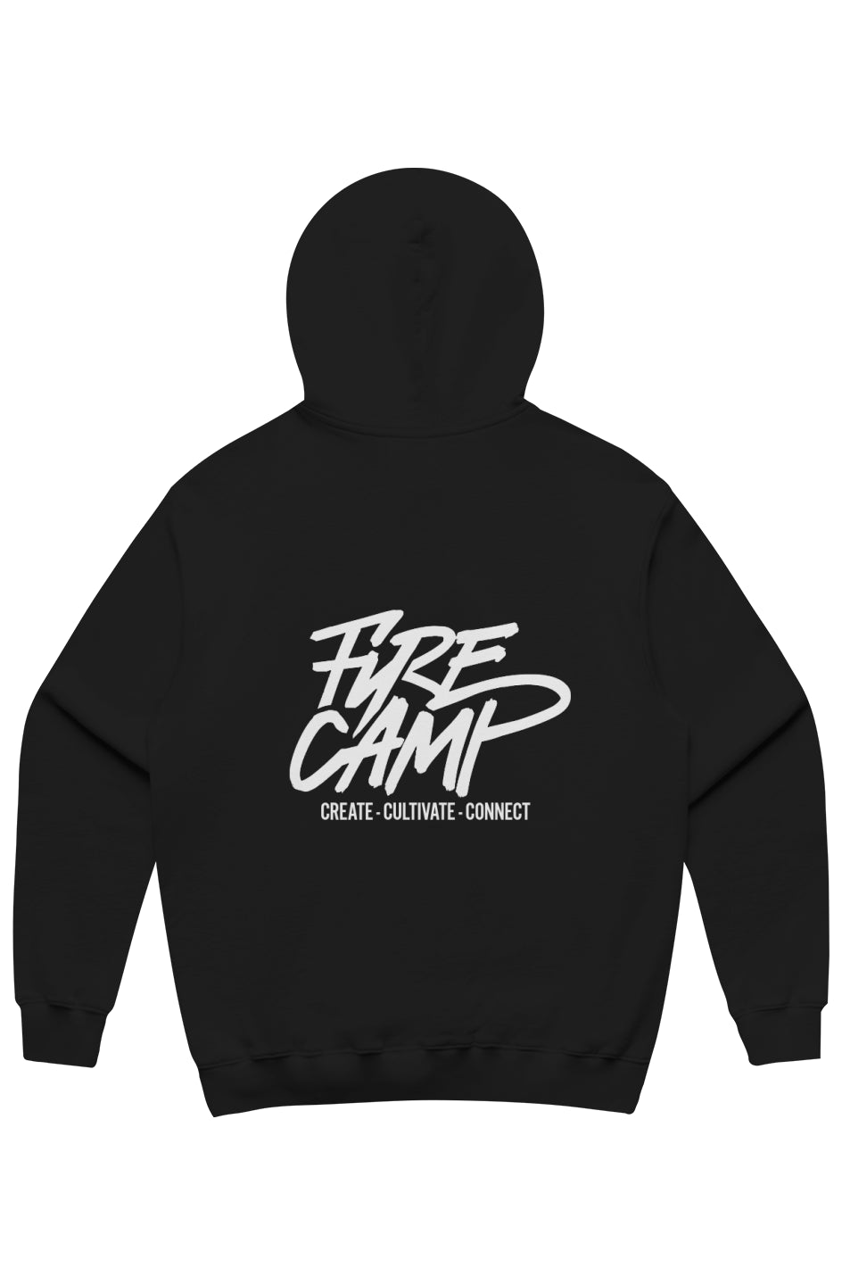 “Fire Camp” Made Hood (Black)