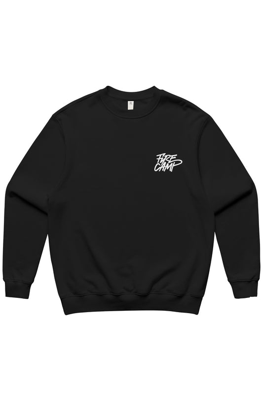 “Fire Camp” Made Crew (Black)